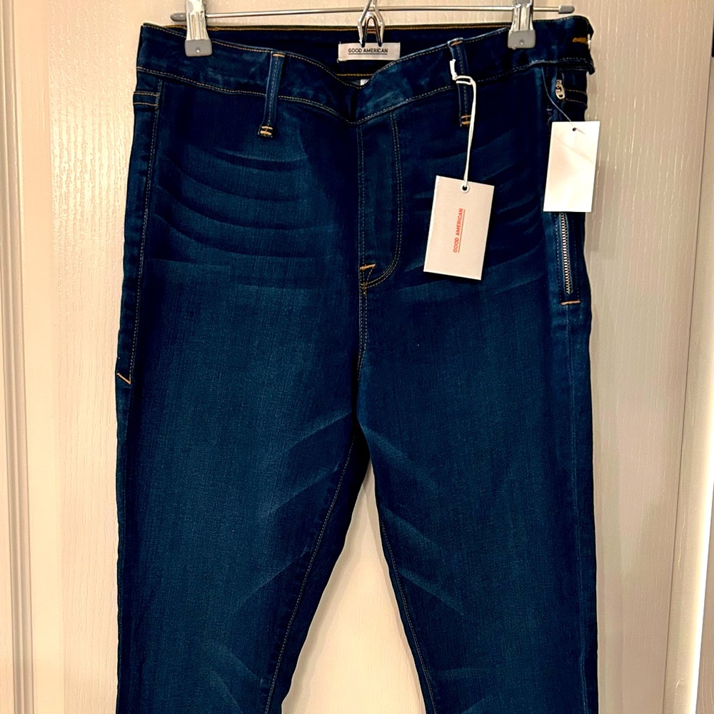 Good American Side Zip Jeans